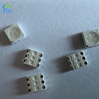 Chip LED SMD Rojo 5050, 620-630nm, 0.2W, 5-7LM, Diodo LED de Alto Lumen para Fototerapia Médica, Cuidado de la Piel, Acuario, Iluminación de Plantas