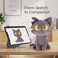 Buat Boneka Kucing Kartun Squish Sendiri Produsen Mainan Boneka Kustom Merek Mainan Hewan Boneka Lucu dan Lembut untuk Bayi