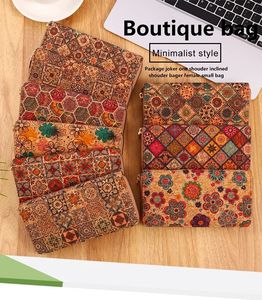 Оптовая продажа Многофункциональный длинный клатч на молнии Ретро женский кошелек модный роскошный пробковый держатель для телефона держатель для кредитных карт кошелек - Product Image 1