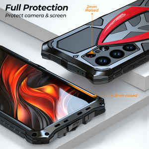 <span class=keywords><strong>Cover</strong></span> per Telefono in Metallo e <span class=keywords><strong>Silicone</strong></span> con Telaio in Metallo Stile Auto Sportiva 5G, Custodia Protettiva in Alluminio per Samsung Galaxy S26 Ultra <span class=keywords><strong>S21</strong></span>+ - Product Image 3