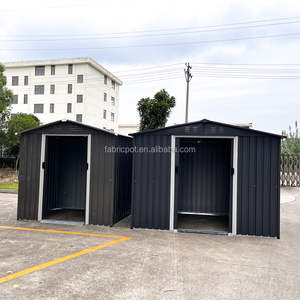 China factory price metal outdoor storage shed 10 x 12 gardening tool storage cabinet