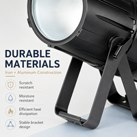 Bon prix, projecteur PAR 300W blanc chaud, en stock, effet stroboscopique COB LED pour scène, projecteurs de suivi haute performance