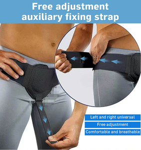 Bande de soutien du corps ajustable élastique personnalisée pour hommes pour hernie inguinale Bande de soutien pour hernie inguinale - Product Image 3