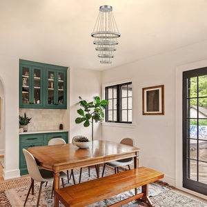 โคมไฟระย้าคริสตัลทรงกลม LED สุดสร้างสรรค์สำหรับวิลล่าร้านอาหาร - Product Image 3