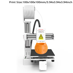New Portable <b>Mini</b> FDM 3D Printer 100x100x100mm Support PLA/TPU One Key <b>Printing</b> Semi-Automatic Lab Education DIY 1 Year New 3D P - Product Image 2