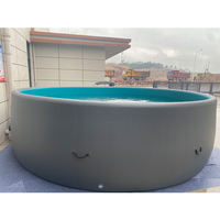 Aufblasbarer Familien-Gartenpool, Hochwertiger PVC-Pool für Erwachsene, Oberirdischer Schwimmpool für Zuhause