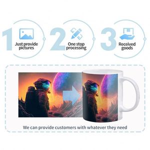 Tasses personnalisées Auplex 11oz en gros, tasses à sublimation bon marché, revêtement blanc pour les entreprises - Product Image 6