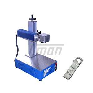 Machine de marquage laser à fibre 20W refroidie par air pour marquage profond de bijoux, bagues et pièces métalliques avec prise en charge PCX/PLT/DXF - Product Image 6