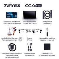 TEYES CC4 PRO para Toyota Corolla 11 Edición Medio Oriente LHD RHD 2013-2017 CarPlay Android Auto 2DIN