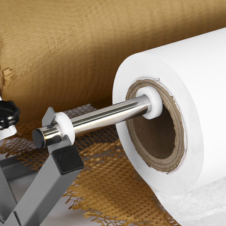 Machine de distribution d'emballage en nid d'abeille en papier expanseur Kraft