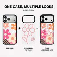 Coque de téléphone magnétique amovible à double plaque arrière imprimable UV pour iPhone 18 17 16 15 Pro Max – Personnalisable et tendance avec coque arrière remplaçable