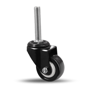 <span class=keywords><strong>PVC</strong></span> Antistatische Lenkrollen 65mm Regalrollen Kunststoff-Einsatzrollen für Luftkühler und Ventilatoren - Product Image 2