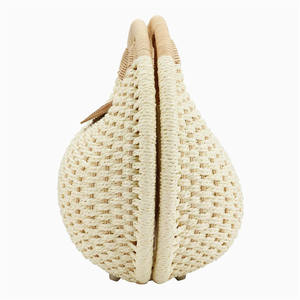 Sacs à Main pour les Dames Grandes Fourre Tout Femmes Paille Et Jeu Chapeau Net - Product Image 5