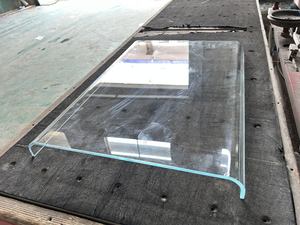 Fabricant chinois de verre trempé transparent courbé/déformé sur mesure pour bâtiments, piscines, balcons, aquariums - Product Image 2