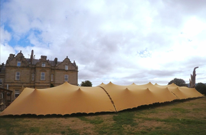 Kích Thước Lớn Ngoài Trời Sang Trọng Bên Bedouin Tent Nhà Máy Giá Đàn Hồi 400gsm Bốn Cách Vải Đàn Hồi - Product Image 6