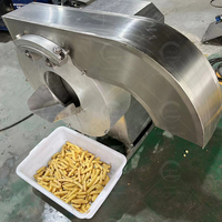 Industriële multifunctionele elektrische friet- en zoete-aardappelchips snijmachine voor bakkerijen en groenteverwerking