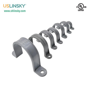 แคลมป์<span class=keywords><strong>รัด</strong></span><span class=keywords><strong>ท่อ</strong></span>พีวีซีสำหรับงานไฟฟ้า ยี่ห้อเซี่ยงไฮ้ ลินสกี้ ขนาด 1/2''-3'' แบบ 2 รู สีเทา สำหรับอุปกรณ์อิเล็กทรอนิกส์ - Product Image 4