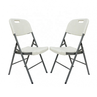 Chaise de roi populaire en plastique HDPE, chaise blanche pour mariage, tables et chaises en plastique de haute qualité pour événements