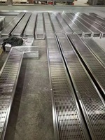 Vidange d'eau en acier inoxydable, japonais, à sortie mobile, canal profond de Drainage