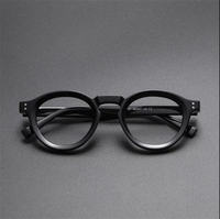 Vente en gros de lunettes de vue ovales rétro personnalisées à bas prix, lunettes de vue rondes de haute qualité pour femmes, montures de lunettes optiques pour hommes