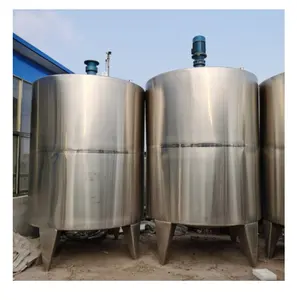 Fabrika doğrudan satış özelleştirilmiş sıhhi paslanmaz çelik karıştırıcı süt yoğurt şarap bira fermantasyon sıvı petrol yakıt tankı