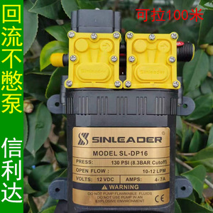 Bomba de Agua de Doble Motor de 12V/24V, Bomba Doble de Alta Presión con Reflujo Continuo para Pulverizador Eléctrico Agrícola - Product Image 2