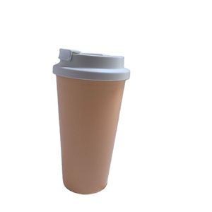Eco Friendly riutilizzabile viaggio tazza di caffè 12oz RPET portare via tazze di bambù per andare tazze per il succo di caffè bevanda fredda tazza - Product Image 5