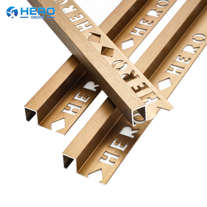 2025 Hot Sản Phẩm <span class=keywords><strong>B</strong></span>án Chạy Đúc Nhôm Hồ Sơ Cho Ngôi Nhà Trang Trí Vuông Hình Đồng Chải Vàng Loạt Gạch <span class=keywords><strong>Trim</strong></span> - Product Image 3