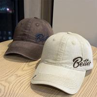 Casquette Dad Hat en gros, brodée, à calotte souple, avec lettres, unisexe