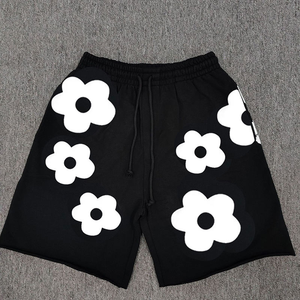 Pantalon de survêtement personnalisé DT pour homme, haute qualité, Portugal, étiquette noire, impression en relief, décontracté, cordon de serrage central, motif floral, toutes couleurs - Product Image 2