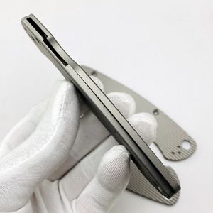 مقابض سكاكين مصنوعة من التيتانيوم المصقول بتقنية CNC مخصصة لسكاكين سبايدركو بارا 2 القابلة للطي - Product Image 2
