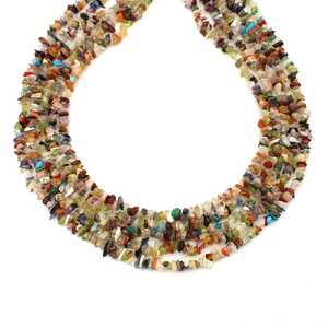 Cuentas de piedras preciosas arcoíris pulidas, cuentas de pepitas de piedras múltiples para la fabricación de joyería - Product Image 4