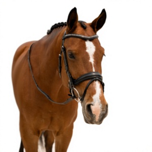 Accessoire de bride pour cheval en cuir de haute qualité, respirant, modèle personnalisé 10124bl, taille 2x3x2m, pour l'équitation en Chine - Vente chaude professionnelle - Product Image 5
