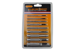 Yute 9pcs Carbon Steel Polishing <strong>Hole</strong> <strong>Punch</strong> With Blister Card <strong>for</strong> <strong>Leather</strong> or Paper <strong>Hole</strong> <strong>Punch</strong> - Product Image 3
