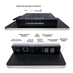 Painel Touchscreen Industrial Embutido de 8 Polegadas com Alta Luminosidade, Impermeável IP65, Montagem VESA, Linux, WinCE, Android, RS485/RS232 - Product Image 2
