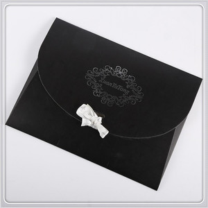 Hộp Phong Bì <span class=keywords><strong>A4</strong></span> Giấy Kraft Bìa Cứng Màu Trắng In Logo Tùy Chỉnh Áo Phông Quần Áo Khăn Lụa Bao Bì Với Rabbion - Product Image 3