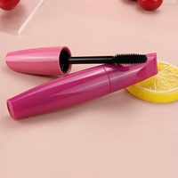 Emballage cosmétique en gros, tube de mascara vide rose de grande capacité 20 ml avec bouchon à vis ABS et grand applicateur brosse
