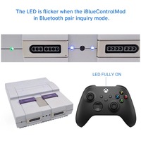 Hispeedido iBlueControlMod Para SNES Adaptador Interno Inalámbrico Bluetooth Para Controlador SNES Adaptador de Gamepad Bluetooth Para SNES