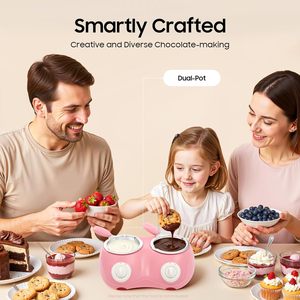 Station de fusion électrique polyvalente à 2 bacs en aluminium pour chocolat, cire et beurre – Offre spéciale avec option de logo personnalisé - Product Image 4