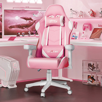Chaise de bureau gaming en gros pour PC, style course, ergonomique, confortable, en cuir, pour jeux de course