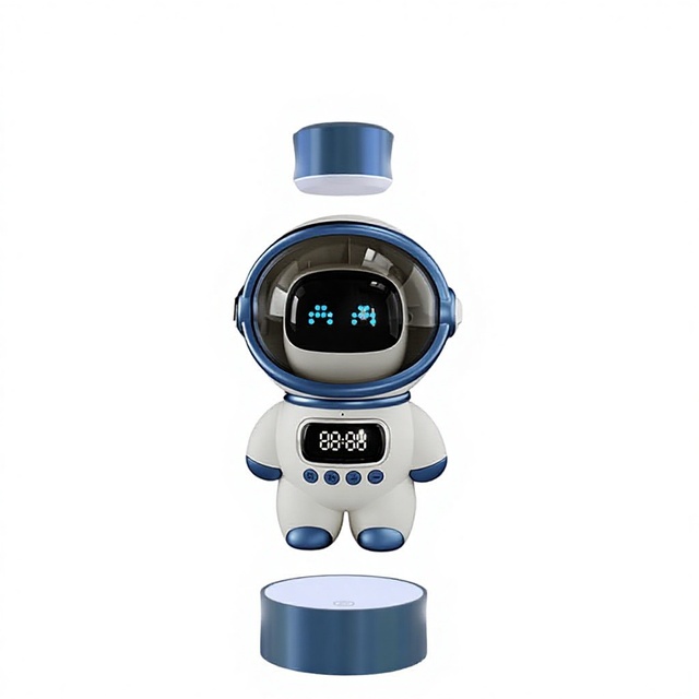 Magnetic Levitation Astronaut Smart AI Speaker Voice Control APP Support for Clock Alarm Memory Card Computer Connection