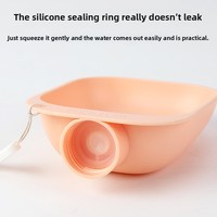 Portable extérieur fontaine d'eau pour animaux de compagnie écologique PP plastique chien gobelet bouilloire eau Non-humide bouche fournitures chat nourriture accessoires