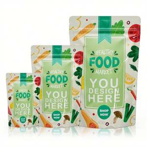 ถุงโพลีเอทิลีนพีวีซีแบบตั้งได้ถุงพิมพ์แบบยืดหยุ่นเกรดอาหารสำหรับเก็บและบรรจุภัณฑ์อาหารกันรั่วเป็นมิตรกับสิ่งแวดล้อมกำหนดเอง - Product Image 3