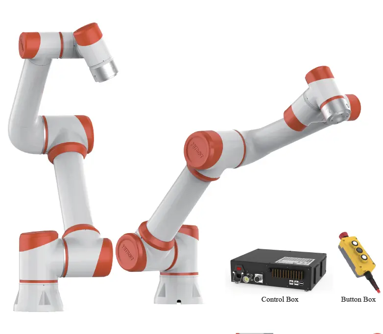 Hitbot lengan Robot harga murah, Robot kolaborasi z-arm S622 lengan Robot 6 sumbu aman untuk deteksi cerdas