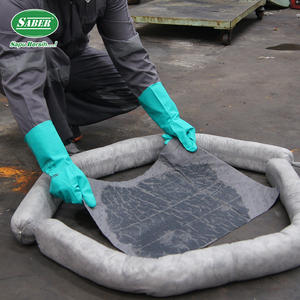 Dispositivo de Contención de Derrames SABER Universal Absorbent Small Boom 400 Gris Flotante, Compatible con el Sistema de Contención Rápida para Alrededor de Drenajes - Product Image 3