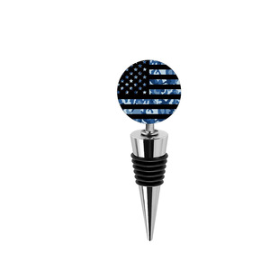 New fun flag-shaped detachable <b>wine</b> stopper, creative metal champagne bottle, Christmas gift. - Product Image 3