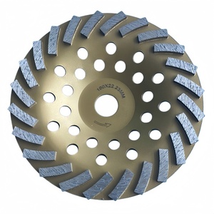 Disque diamanté PCD turbo de qualité européenne, longue durée de vie, 180 mm, trou de 22,23 mm, grain moyen fin, pour le meulage du béton et des carreaux - Product Image 3
