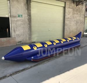 Bon prix 6 à <span class=keywords><strong>10</strong></span> personnes gonflent des bateaux de banane remorquables à air enfants tubes de banane d'eau flottante - Product Image 4