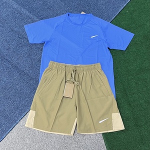 Nuova Maglia Sportiva a Maniche Corte NKE da <span class=keywords><strong>Uomo</strong></span> ad Asciugatura Rapida, Completo Estivo Largo per Fitness, Corsa, Basket e Sport all'Aperto - Product Image 2