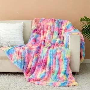Yiwu ALLO selimut Sofa tempat tidur, selimut bulu karang bulu Minky halus lembut untuk anak-anak